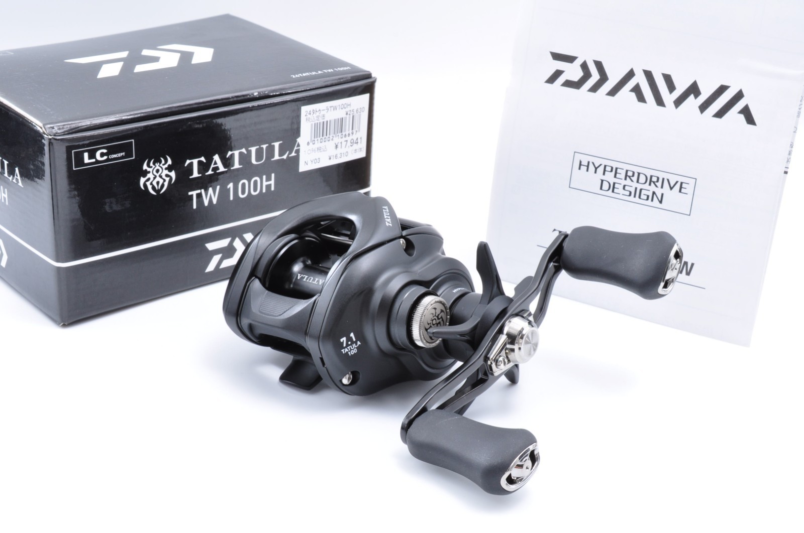 Daiwa 24 TATULA TW 100H Right Handle Baitcasting reel w/Box