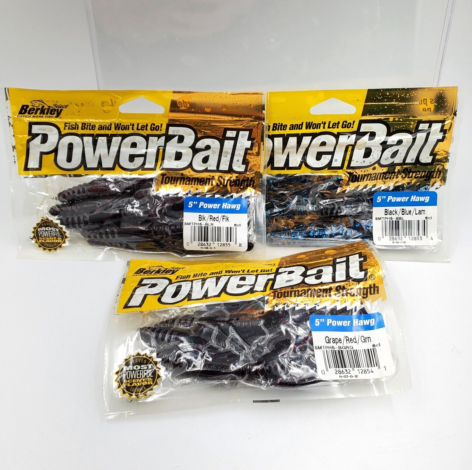 Berkley 5″ Power Hawg Creature Soft Plastic Bait 6 Count Pack You Choose Color