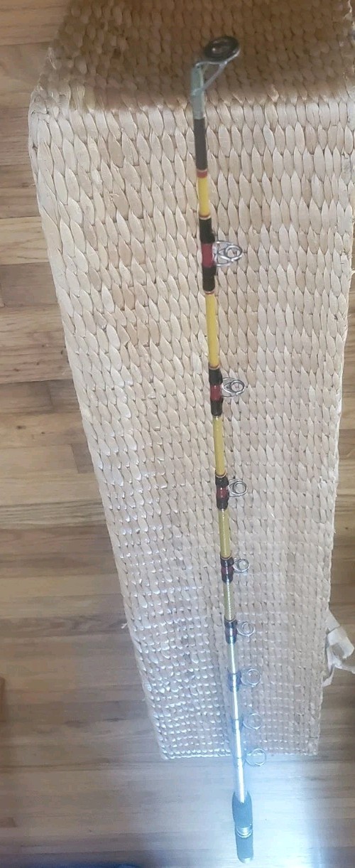 Rare Shakespeare Ugly Stik Tiger 7″ Fiberglass BWC 2202 Big Game Trolling Rod