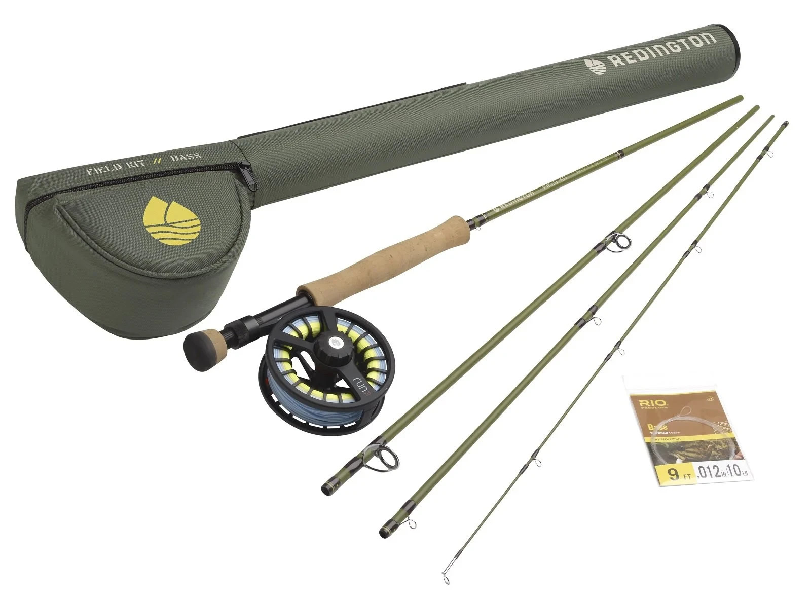 Redington Field kit – Bass 790-4 – 9’0″ 7wt, 4pc Outfit – DISCONTINUED