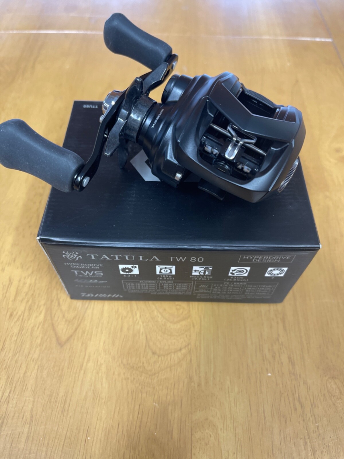 Daiwa TTU80 Tatula 80 Casting Reel – 6.3:1 Ratio, Right Hand