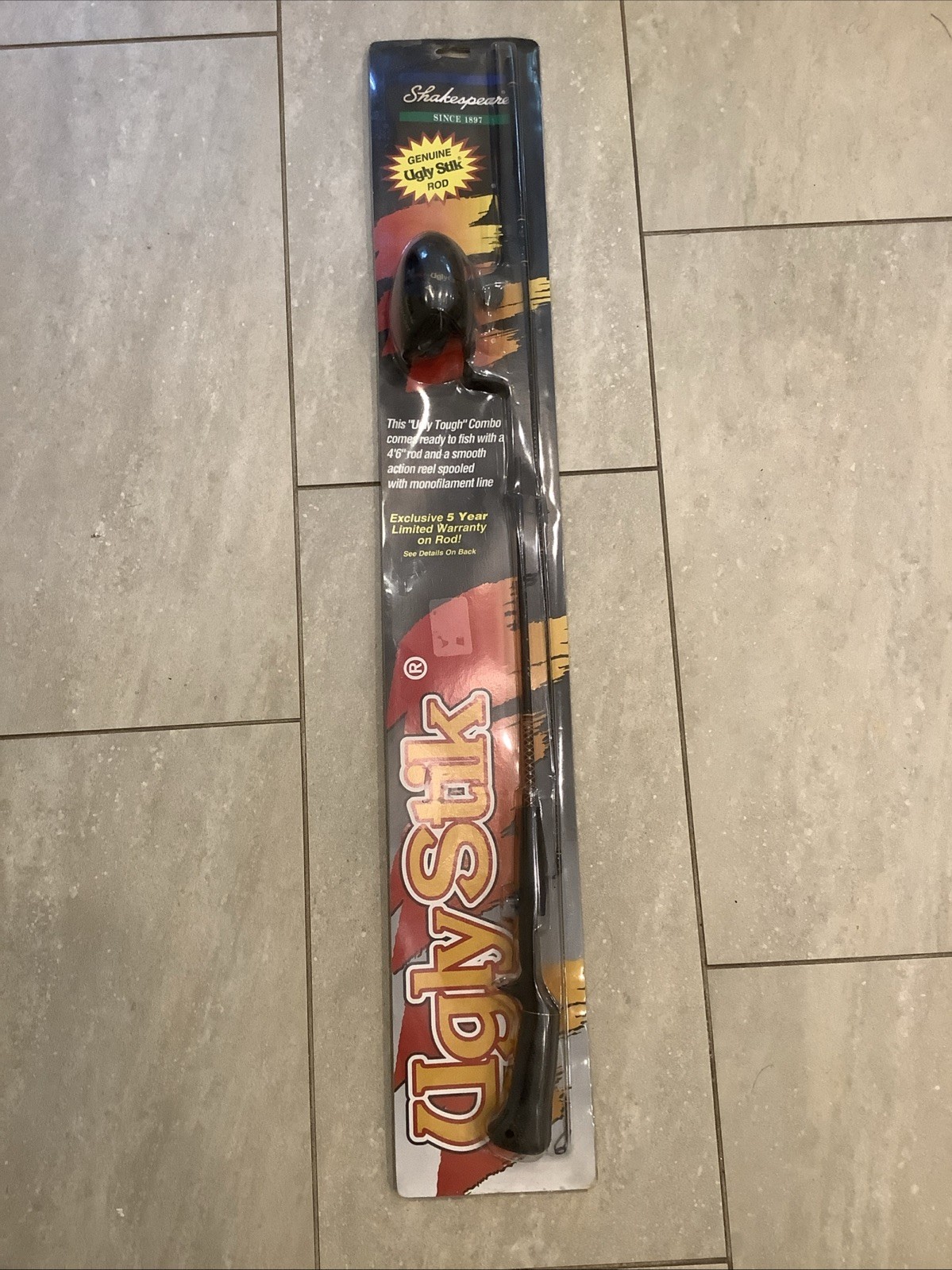 Vintage Shakespeare UGLY STIK Fishing 2-Piece Spinning Reel Rod 4’6” Long NEW post thumbnail image