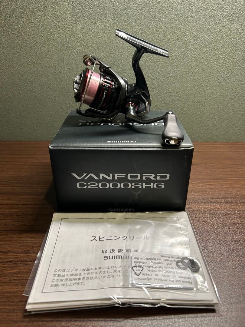 Shimano Vanford C2000SHG Spinning Reel, Used, with Manual