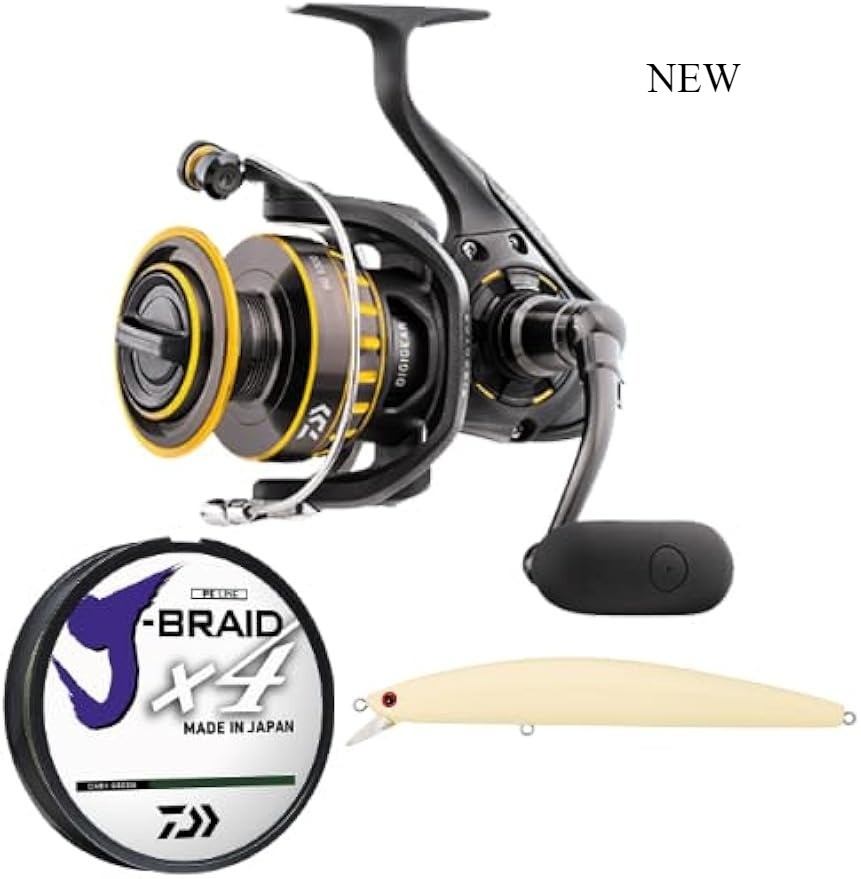 Daiwa BG Reel Kit with Braided Line and SP Minnow, 4000