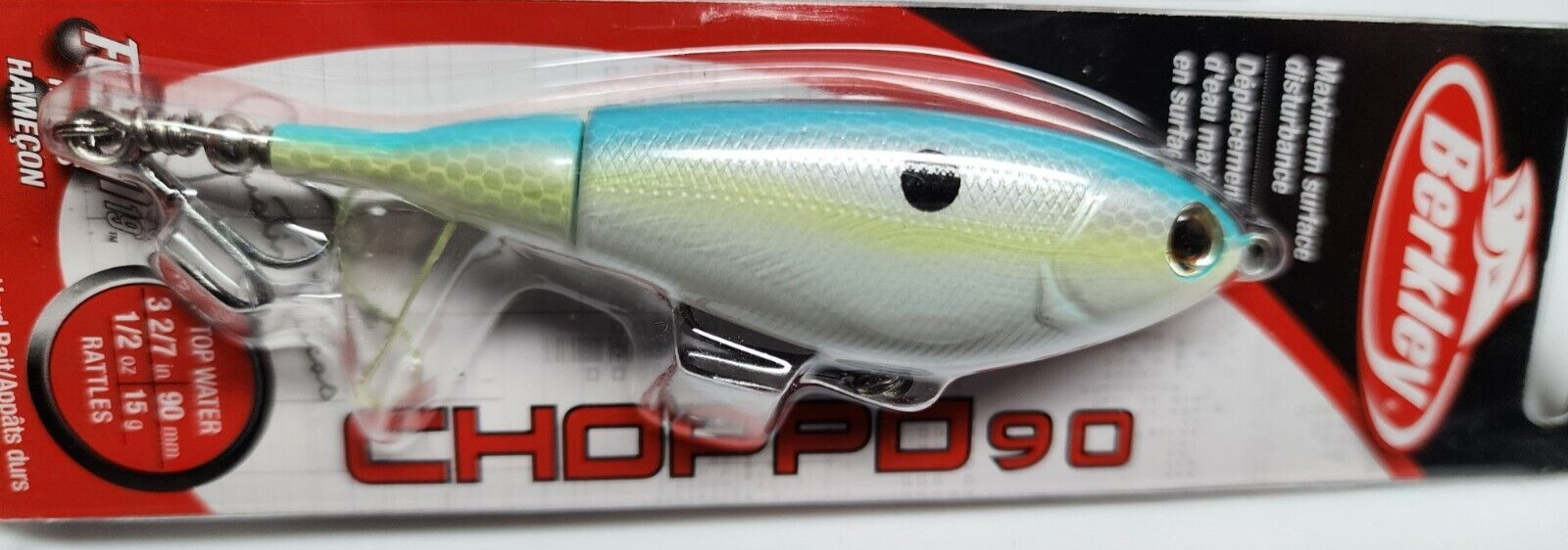 New Berkley Choppo 90 Sexy Back Topwater shad plopper fishing lure plug