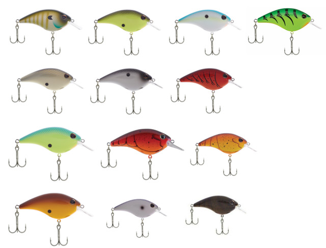 Berkley Frittside 5 Biggun’ BHBFS5BG 2 4/5″ Flat Side Crankbait, Assorted Colors
