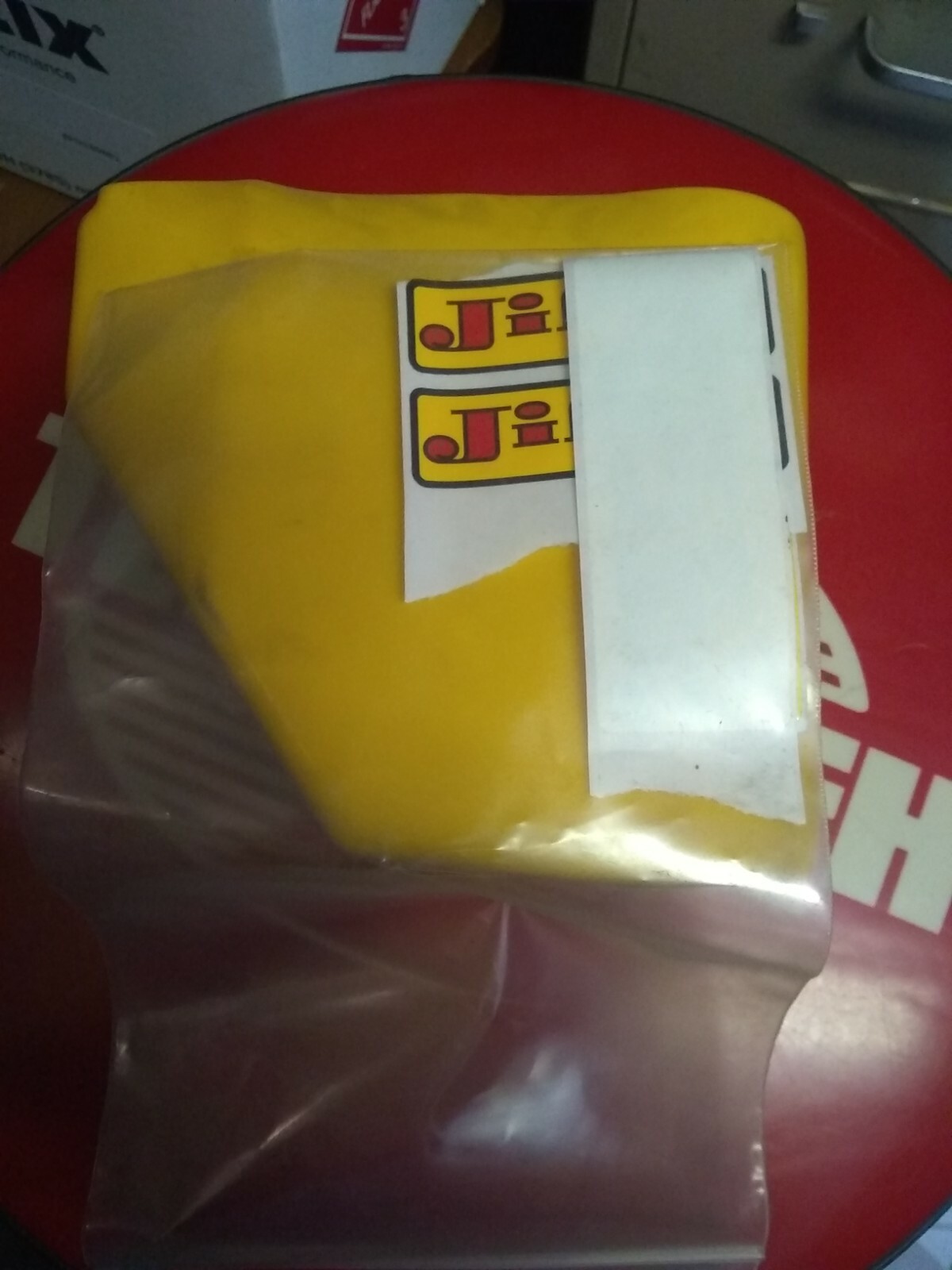 ELECTRIC JIFFY ICE AUGER MOTOR COVER 3909 WITH STICKERS