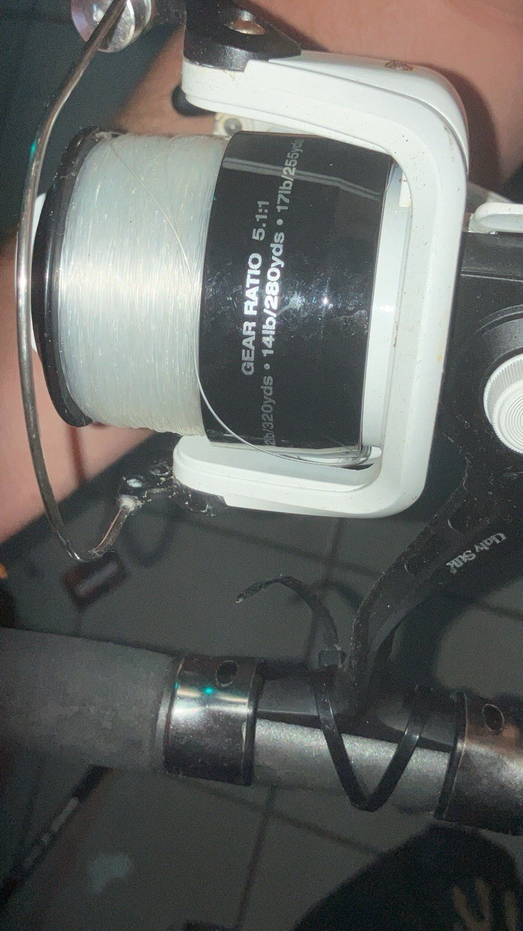 White Ugly Stick Fishing Rod And Reel 5 1:1