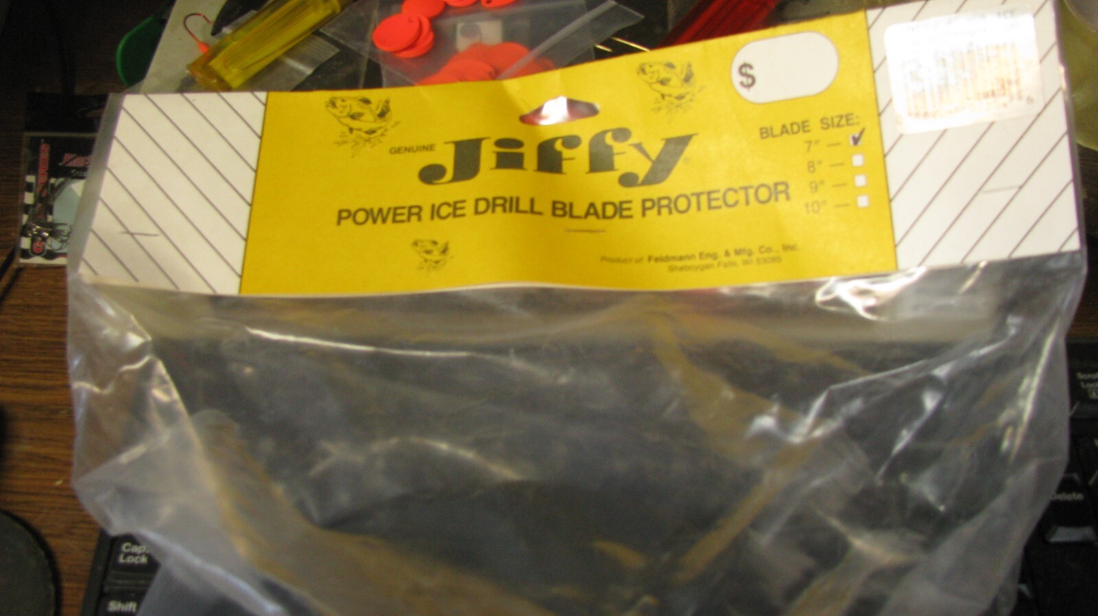 Jiffy ice auger blade guard, 7″, round, nip, free shipping