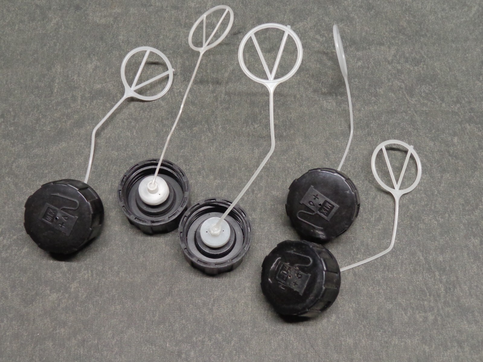 LOT OF 5 JIFFY Ice Auger 4196 FUEL TANK CAP GENUINE OEM Ice Drill