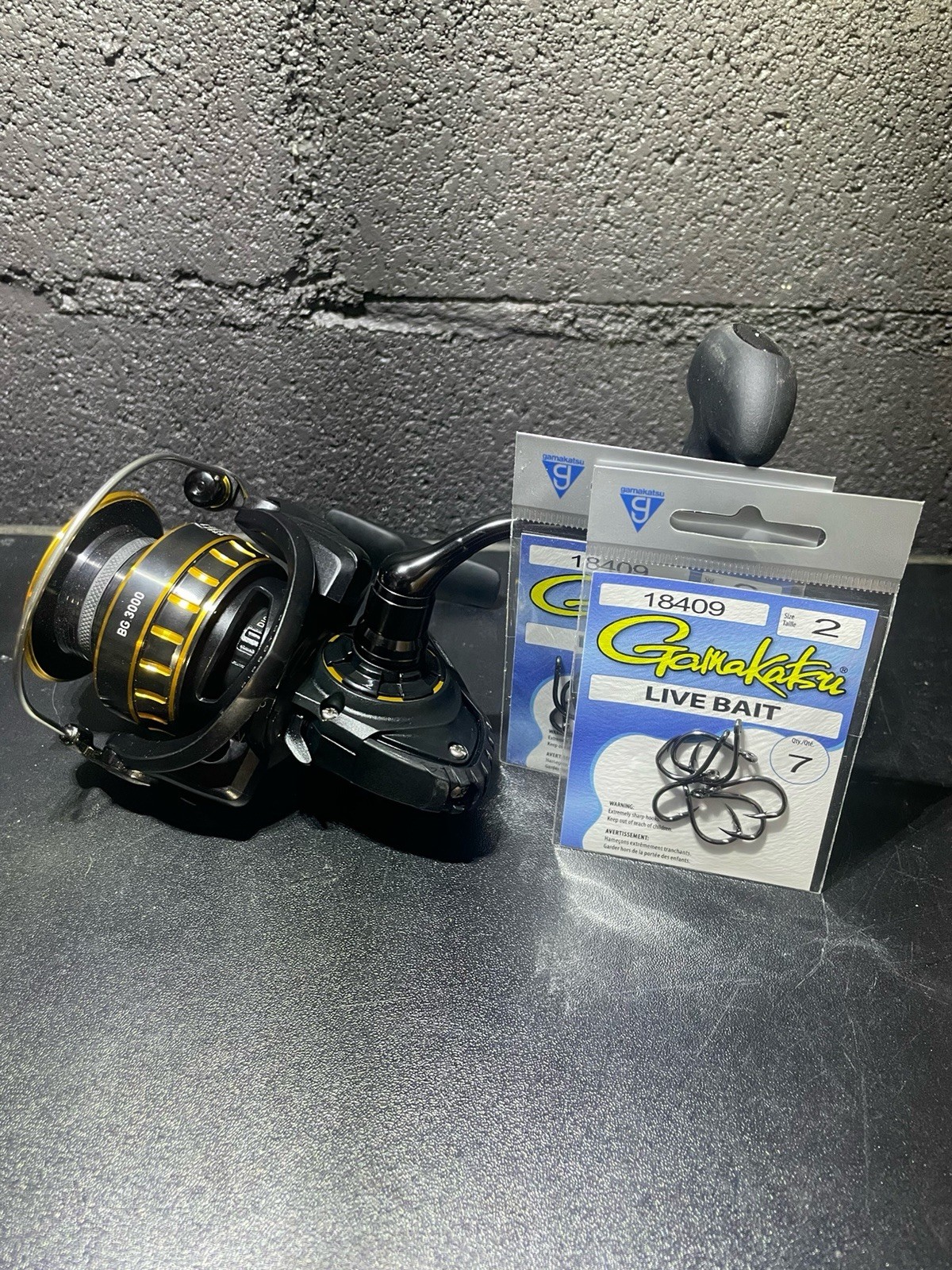 Daiwa BG3000 Saltwater Spinning Reel – Black