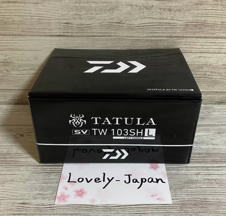 Daiwa 20 Tatula SV TW 103SHL Left handle Bait casting reel 2020 model