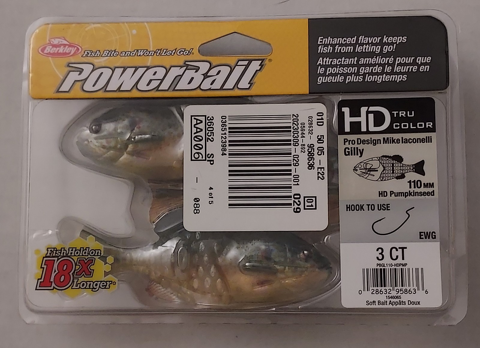 Berkley PowerBait Gilly Soft Body Swimbait