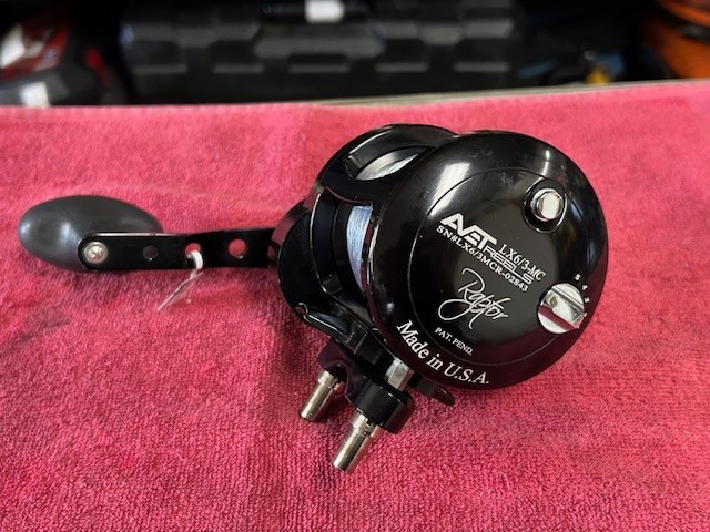 AVET REELS RAPTOR LX6/3-MC 2-SPEED LEVER DRAG BLK FISHING REEL Free Shipping!!