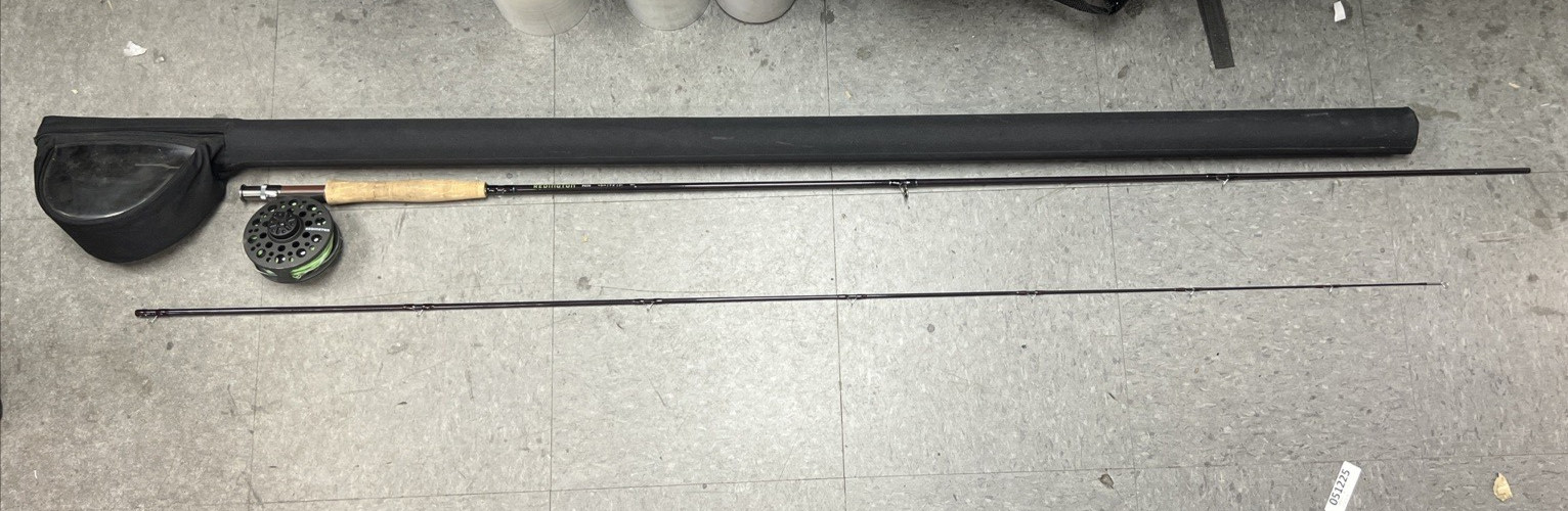 Redington Path Fly Rod No. 5 Line, 9’0″, 2 Pc + Case & Path Reel