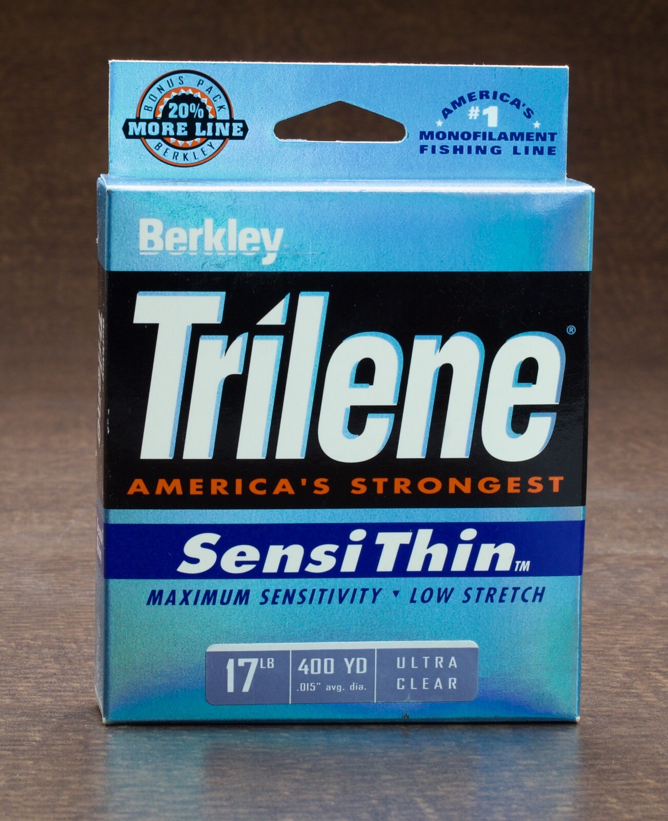 Berkley Trilene Sensi Thin Fishing Line 17 lb. 400 yd. Spool Ultra Clear NIB
