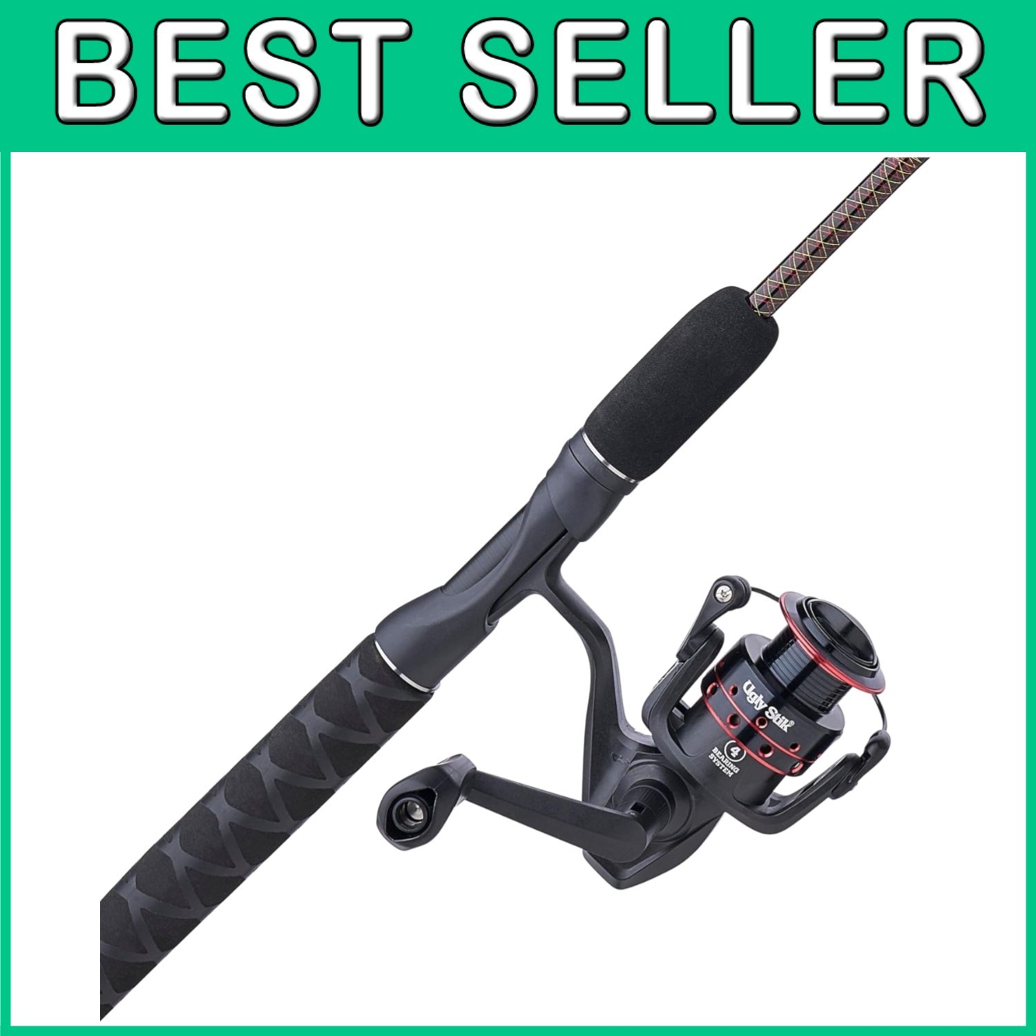 Ugly Stik GX2 Spinning Combo – 6′ Rod with Size 30 Reel