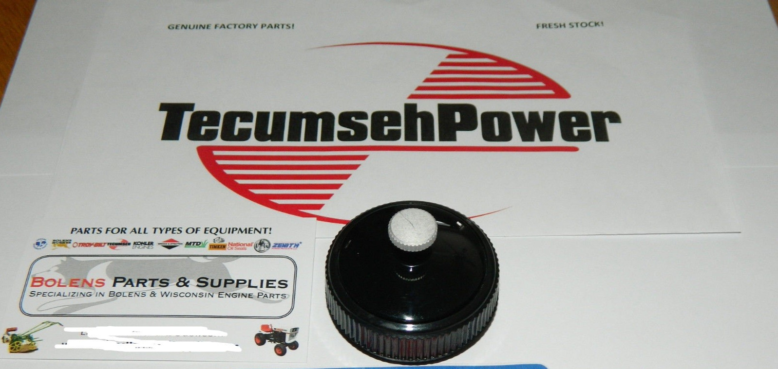 410285 Strikemaster/Jiffy Ice Auger Vented Gas Cap fuel cap GENUINE PARTS 740001