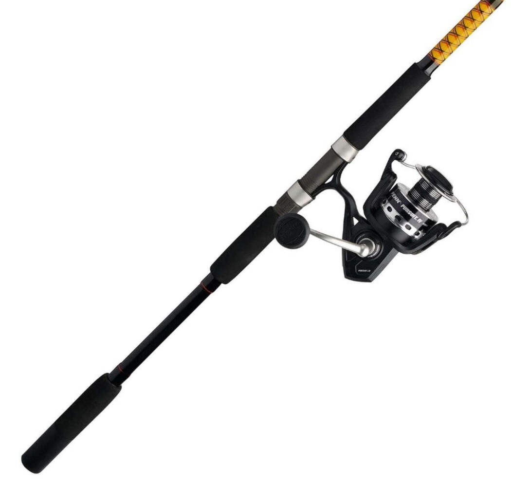 Ugly Stik BWS1220S802PURIV5000 Bigwater Pursuit IV Spinning Combo 8′ 12-40lb