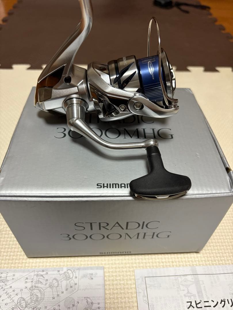 Used SHIMANO STRADIC 3000MHG spinning reel Shimano