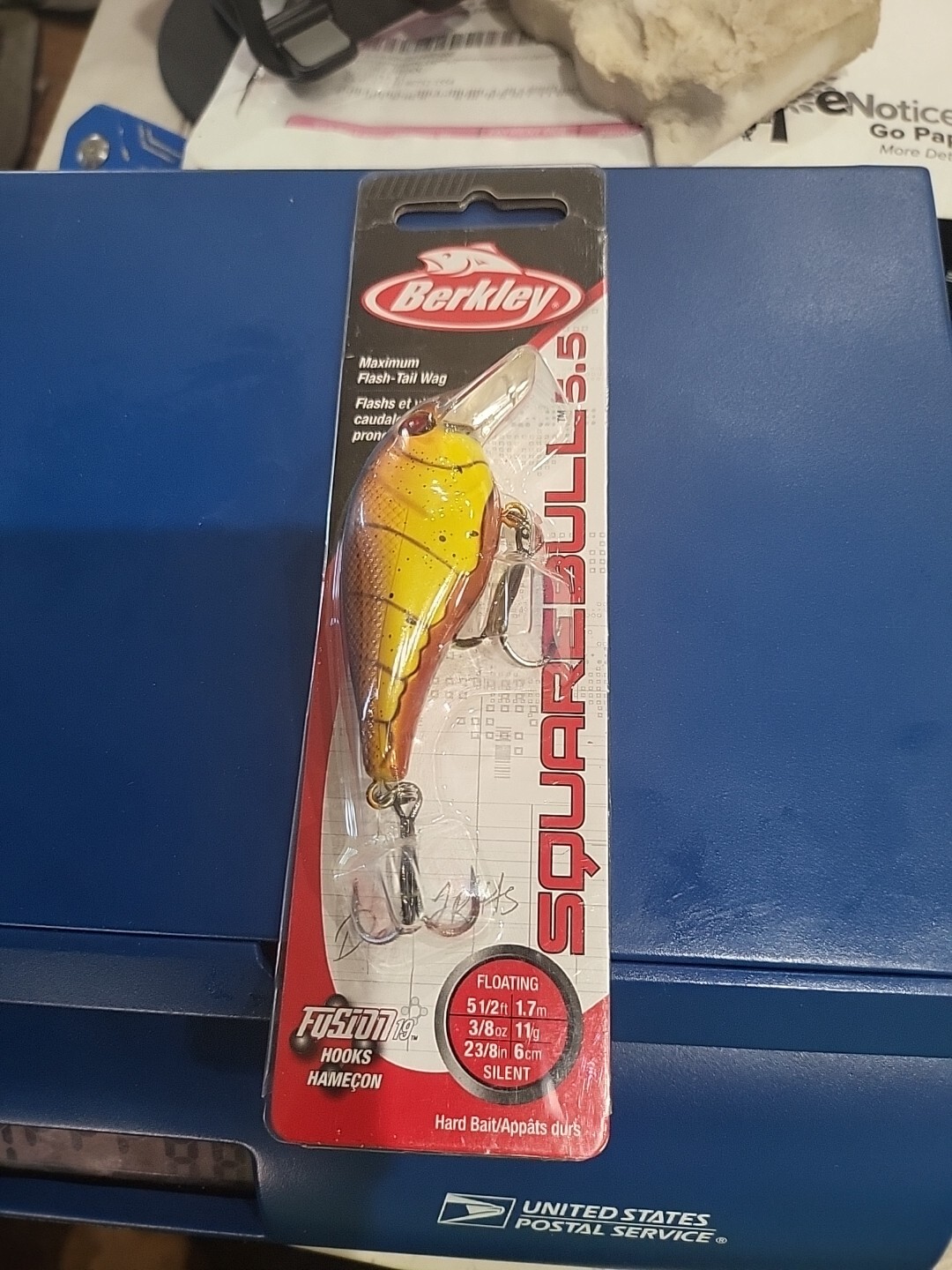 Berkley BHBSB5.5-SGCR SquareBull Lure