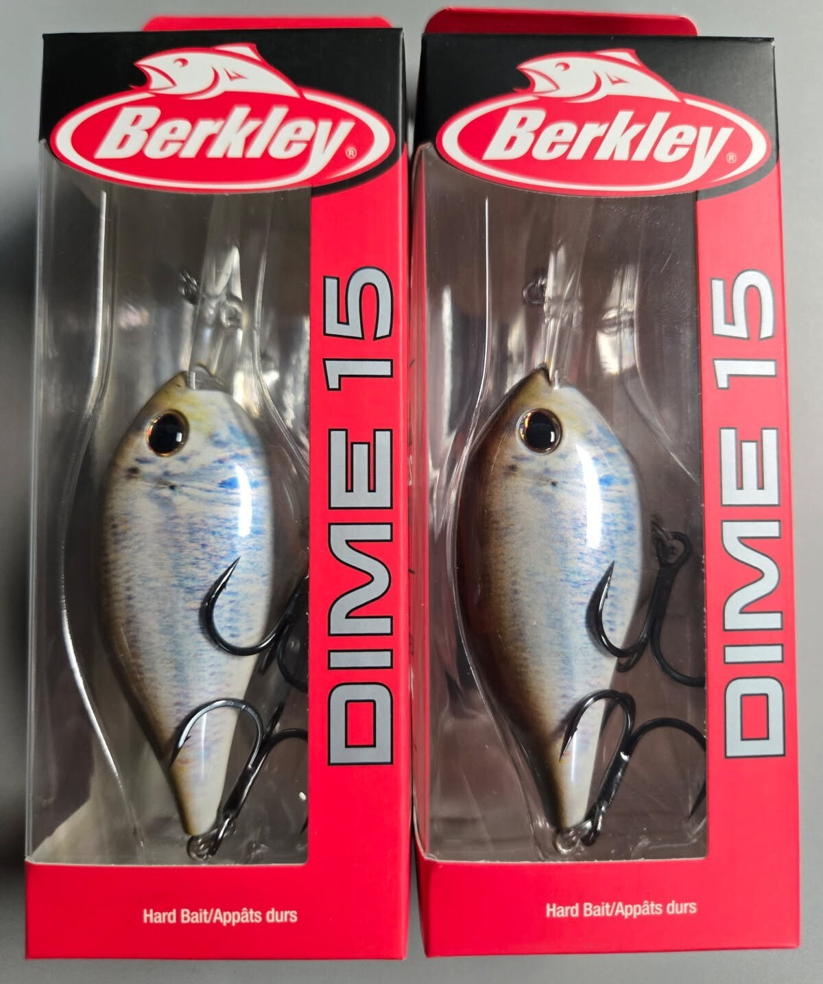 2- Berkley Dime 3/4 oz 2.75” Size 15 Blue Back Herring Crankbaits Value BUY!!