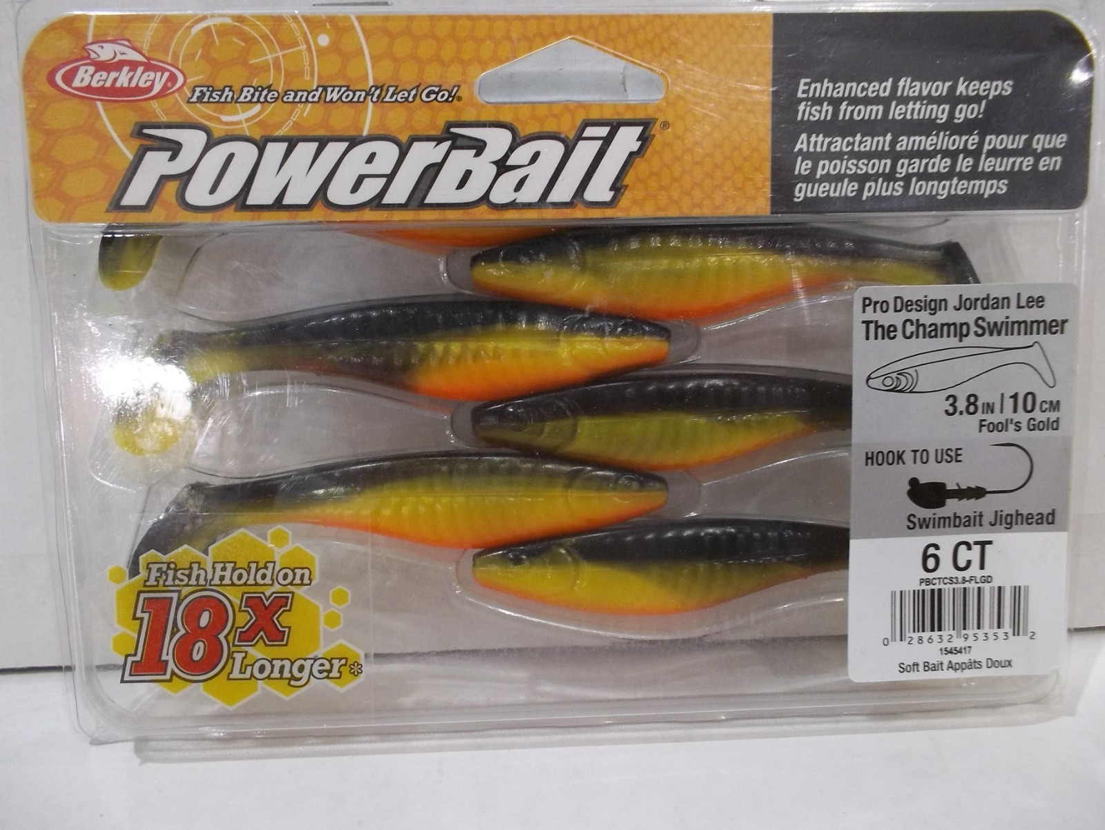 Berkley Powerbait Pro Design Jordan lee Champ Swimmer 3.8″ Choose colors NIP
