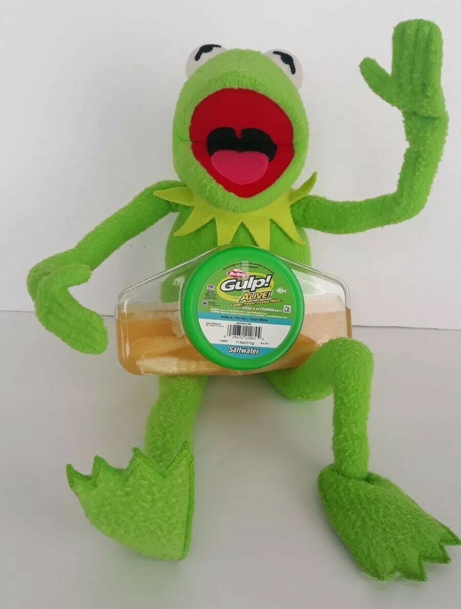 Berkley Gulp! Alive! Saltwater 🦐 Pearl White 3in/8cm 11oz Recharge Baits🦐🔥