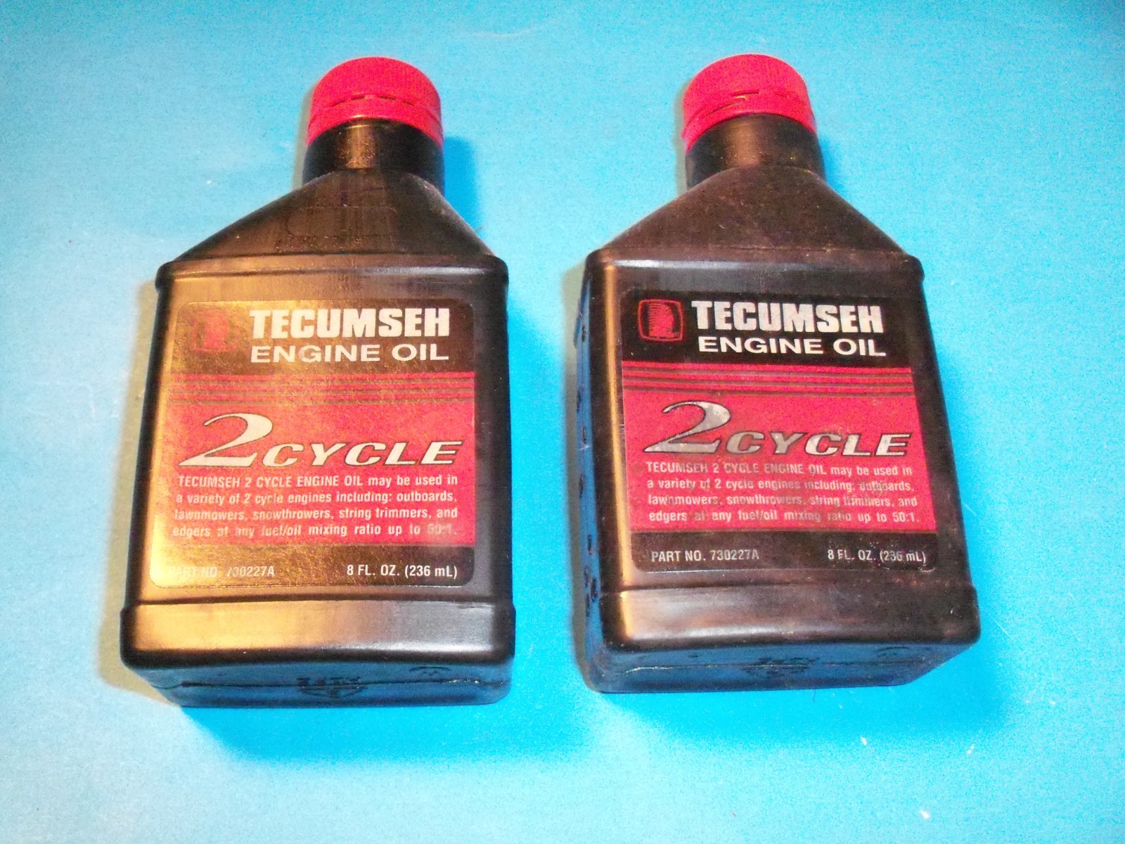 GENUINE 730227 Tecumseh 2cyc engine oil, Jiffy Ice Auger AH600 AV520 HSK600 2 PK
