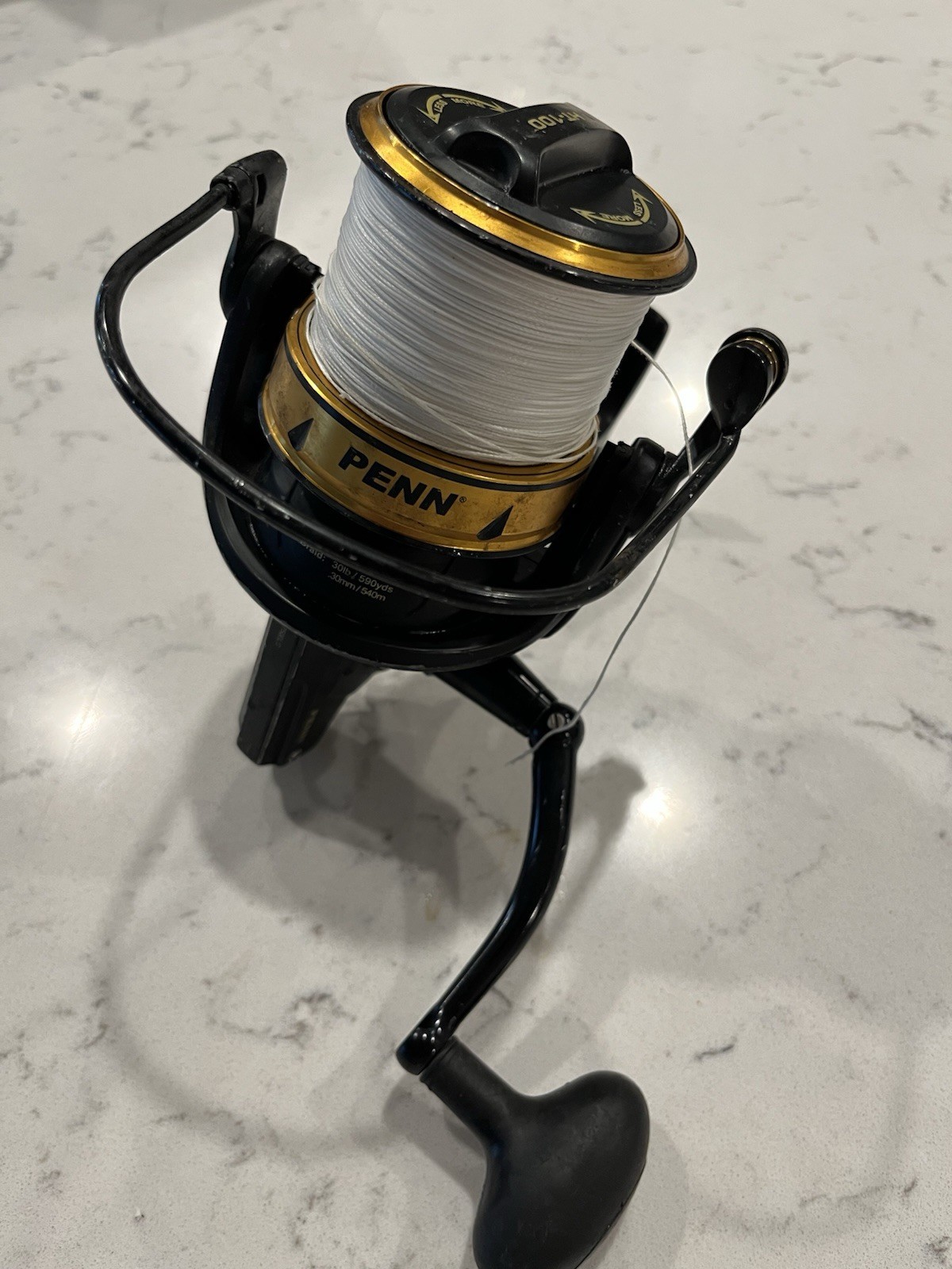 Penn Spinfisher VI 7500 LC (w/ 100lb braided line)