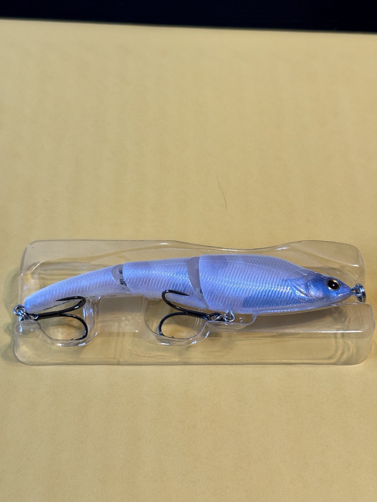 Berkley Magic Swimmer 110  4 1/2” Fast Sinking Swimbait  Ghost White