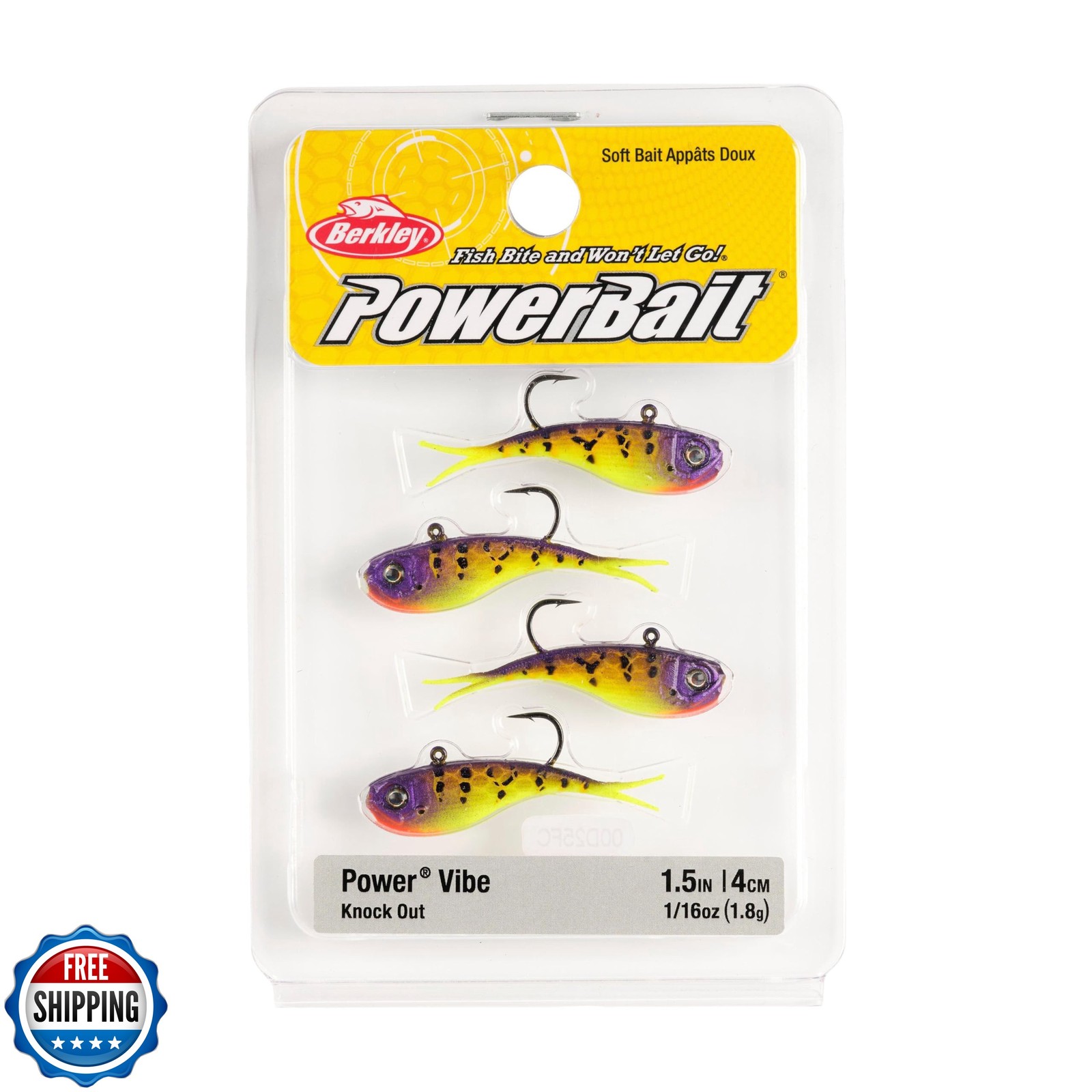 Berkley PowerBait Power Vibe Fishing Soft Bait