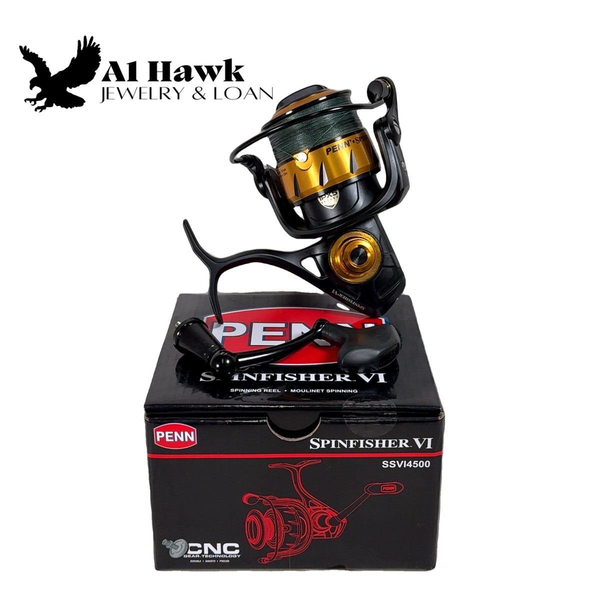 Penn Spinfisher VI SSVI4500 Saltwater Spinning Fishing Reel (A1G008033)