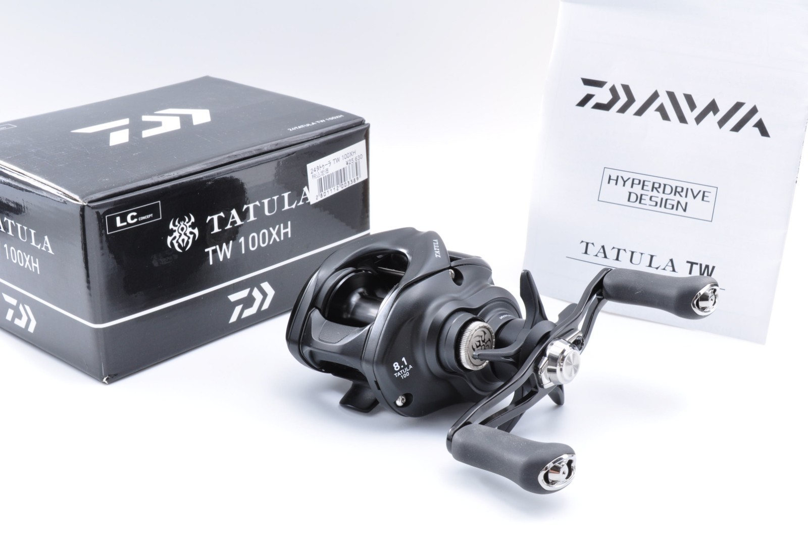 Daiwa 24 TATULA TW 100 XH Right Handle Baitcasting reel w/Box