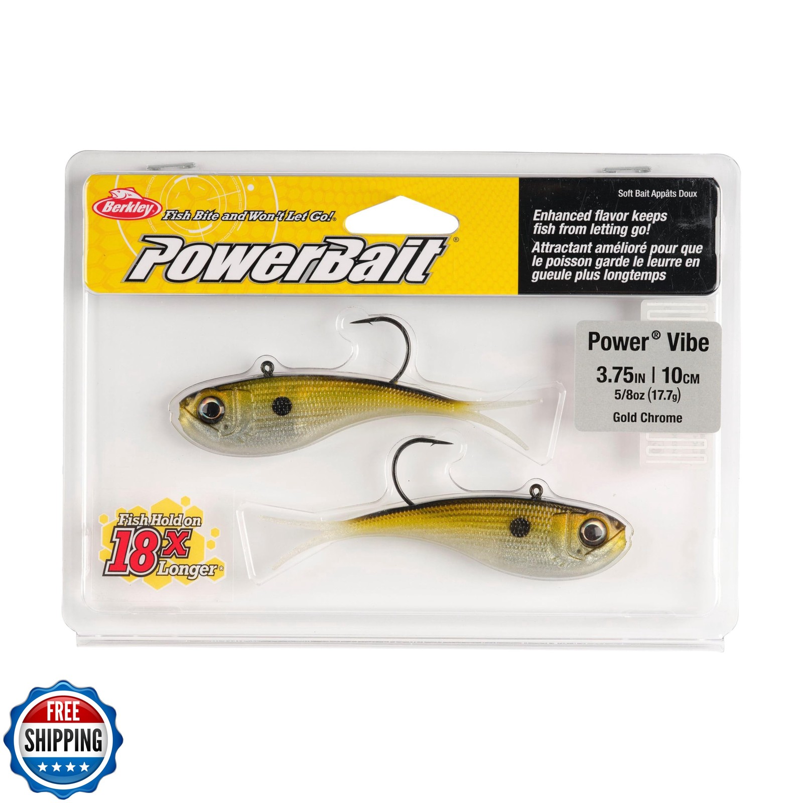 Berkley PowerBait Power Vibe Fishing Soft Bait