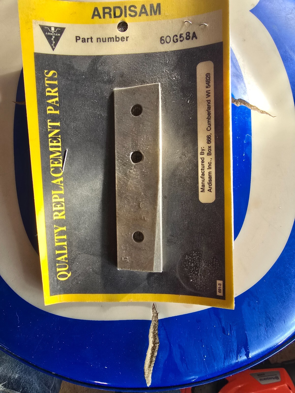 ARDISAM 60G58A SPACER ALUMINUM FOR 10 OLD SY ICE AUGER SPACER