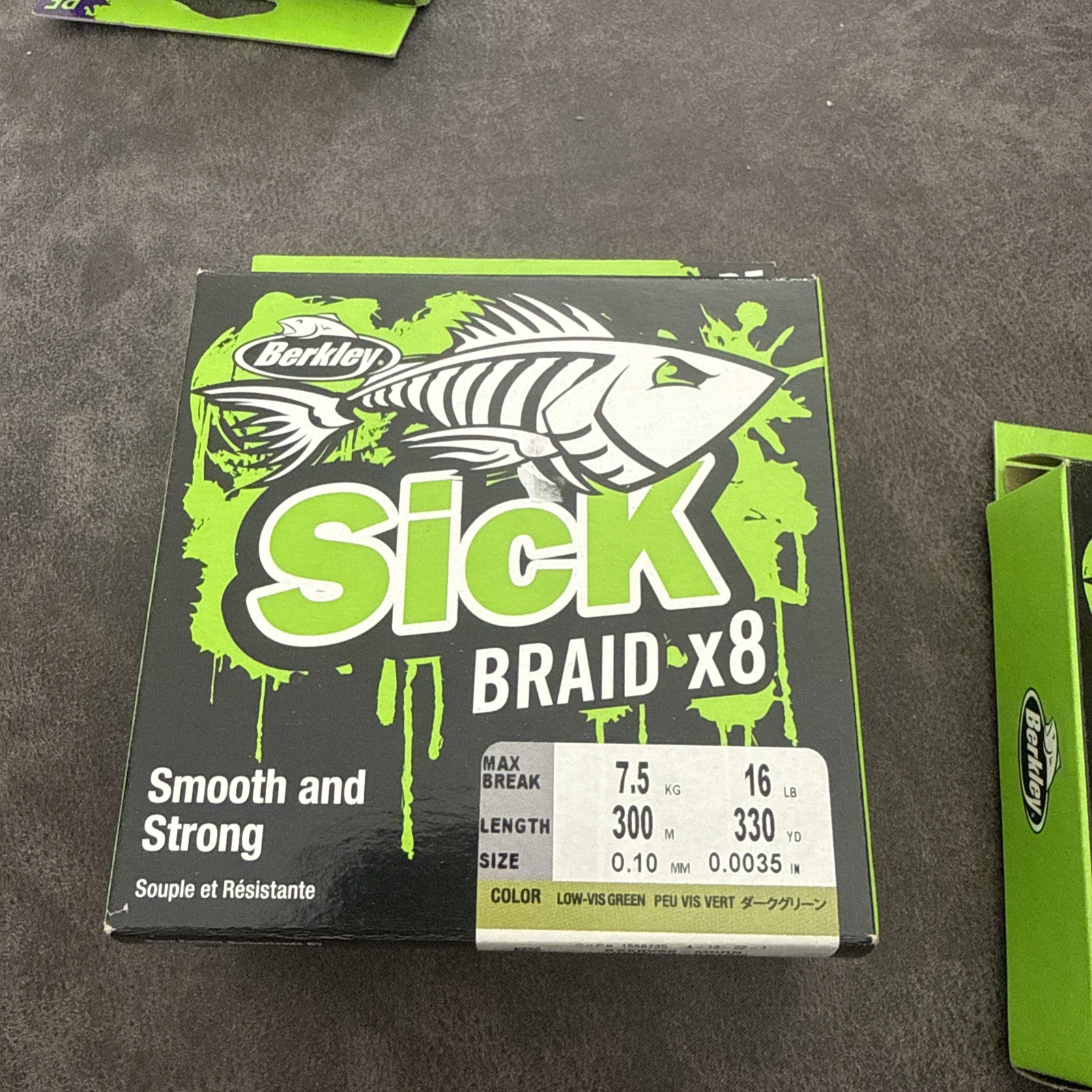 Berkley Sick Braid X8 Fishing Line 300m 7.5kg