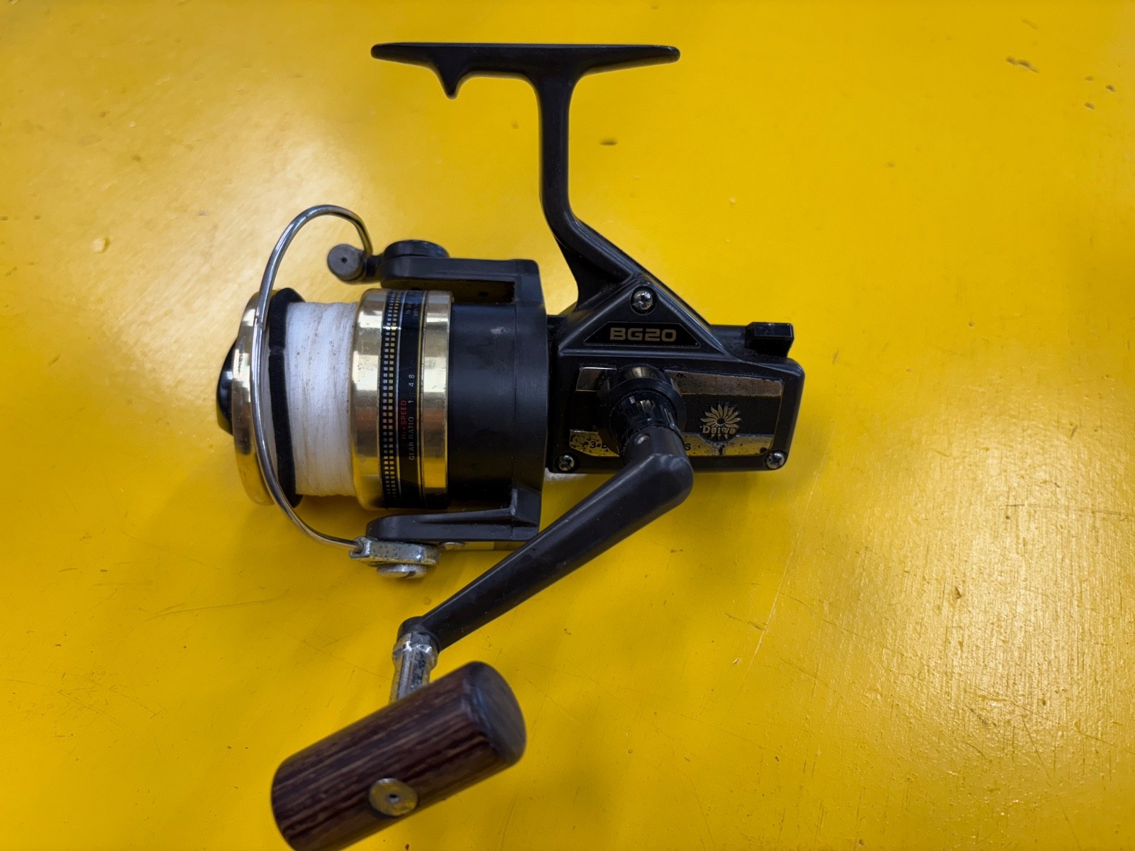 Daiwa BG 20 Fishing Reel Vintage Black Gold