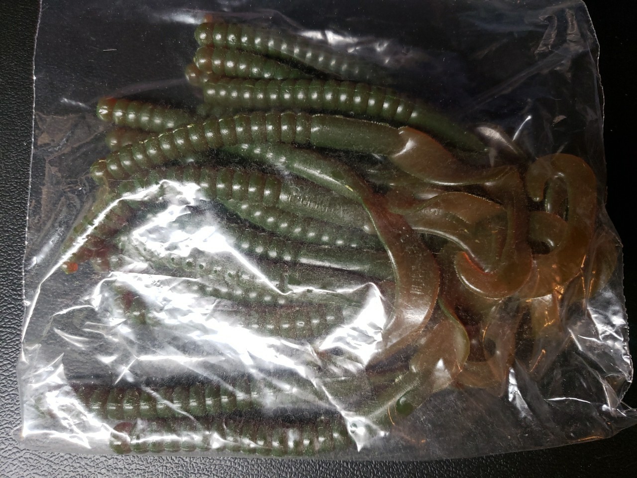 20 Berkley PowerBait Power Worms 7″ Green/Orange Fishing Lures Bulk