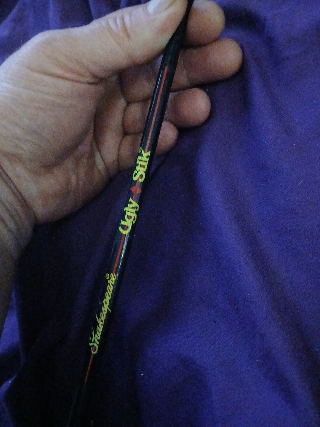 Vintage Shakespeare Ugly Stick 4’8″ Ultralight Action 1 Piece Fishing Spinn Rod