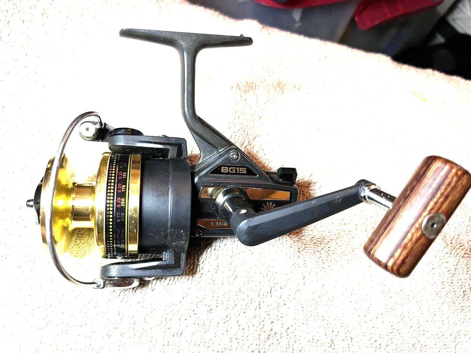 Vintage Daiwa BG15 Black Gold BG 15 Spinning Fishing Reel