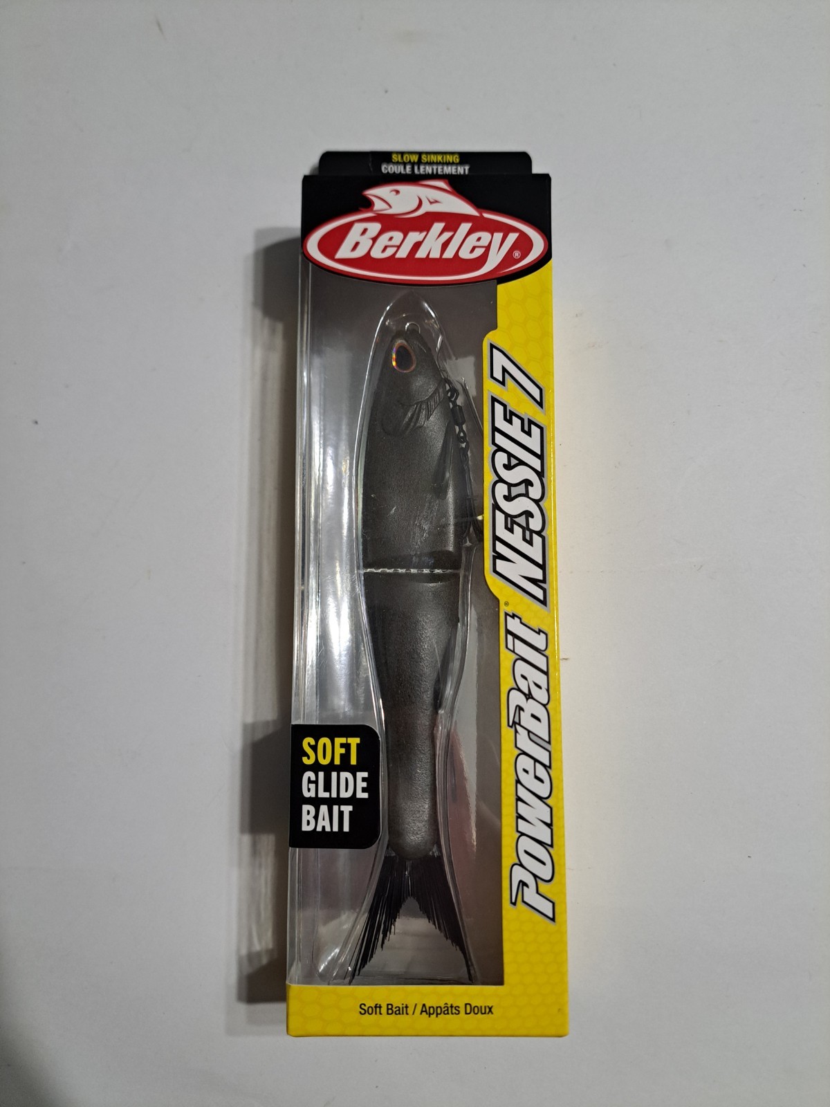 Berkley Powerbait Nessie Soft Glide Bait 7”  1 oz  Green Pumpkin