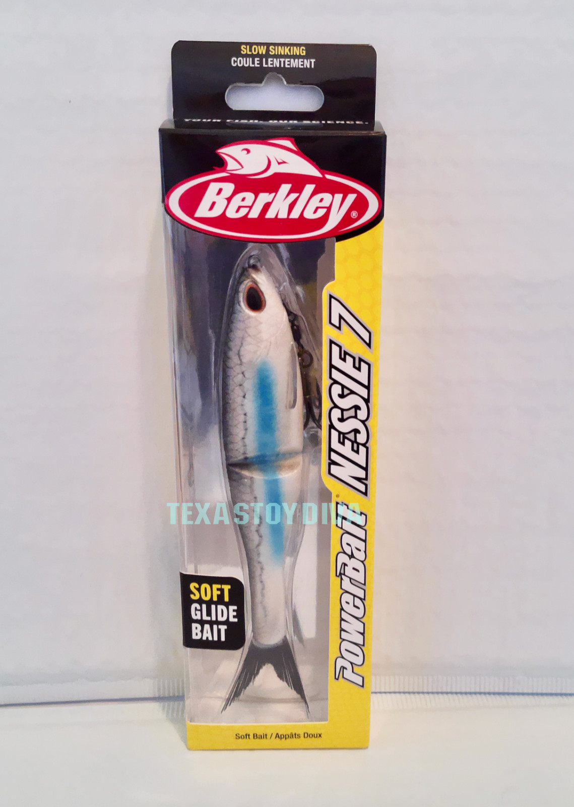Berkley Powerbait *Nessie 7* Soft Glide 7″ Fishing Bait Hitch NEW —READ—
