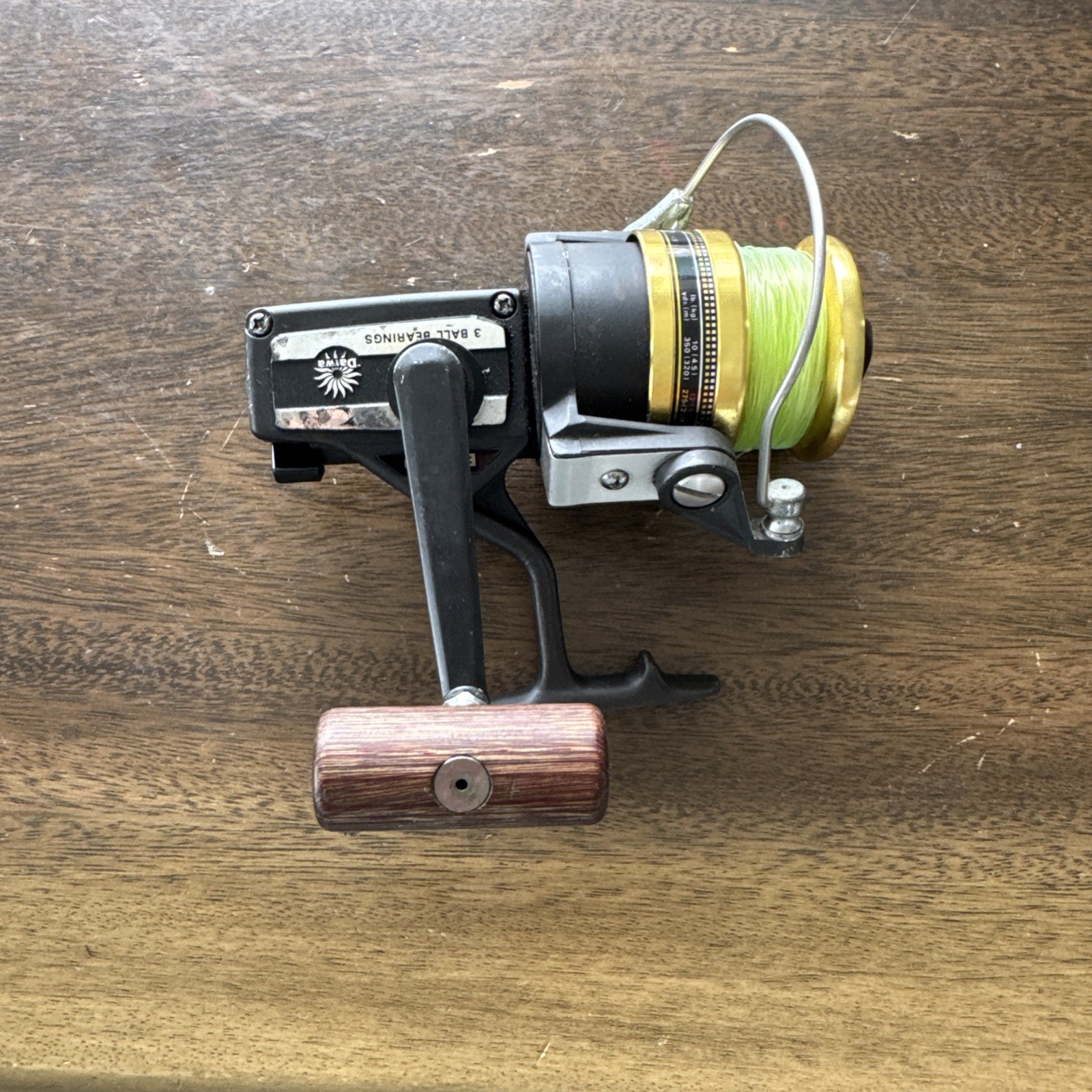 Daiwa Black Gold BG20 Spinning Reel, 3 ball bearings