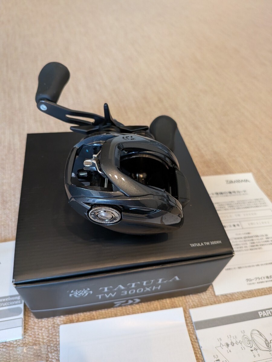 DAIWA Baitcast Reel Tatula 300XH Used w/box fishing big game