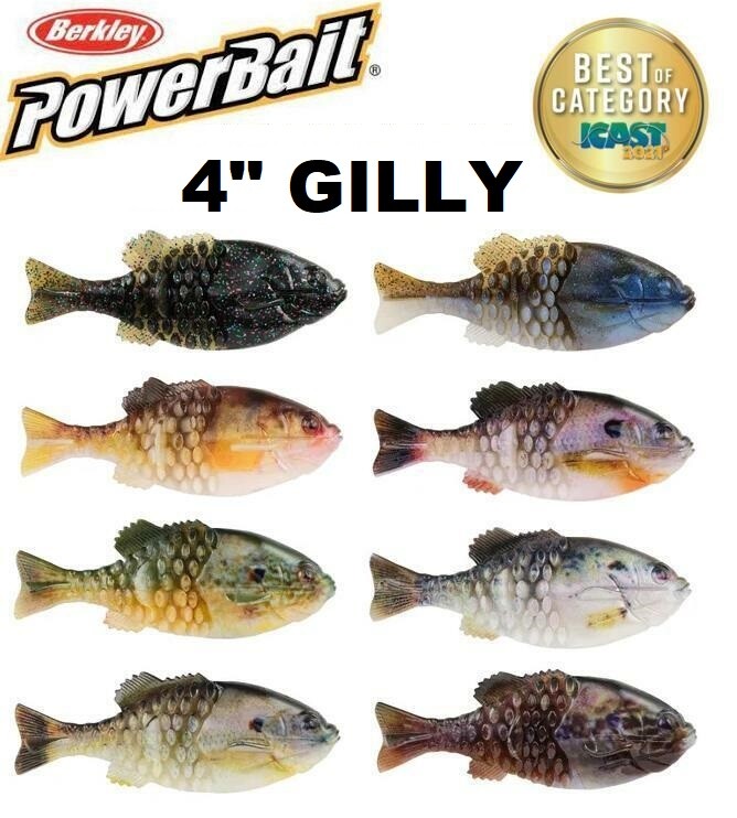 Berkley PowerBait 110mm Gilly 4″ Soft Body Swimbait Fish – Choose Color