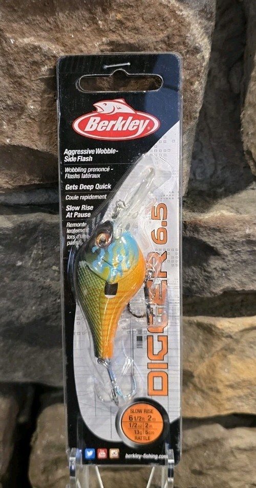 Berkley Digger 6.5 Gilly Slow Rise Rattle Crankbait BHBDG6.5-GILY