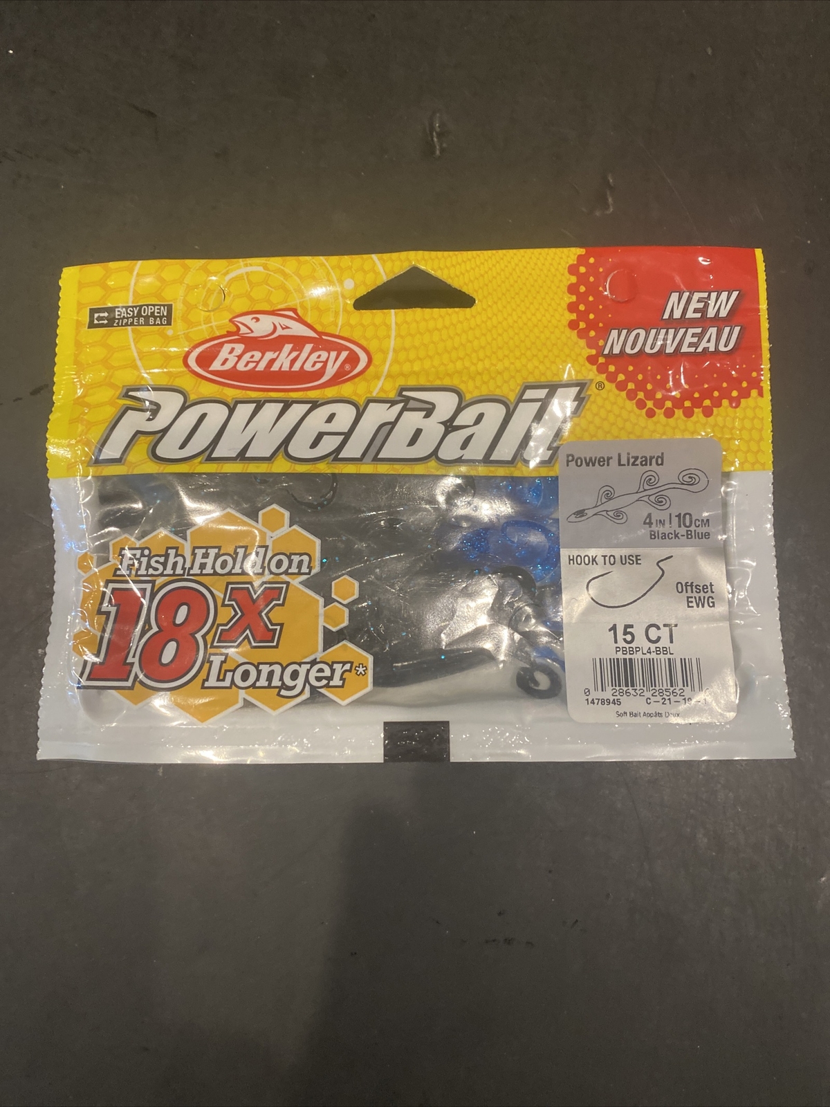 Berkley Lizard 4” Black Blue