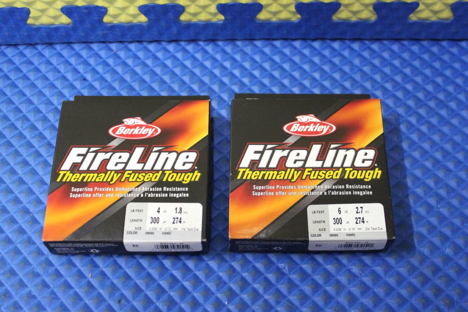 Berkley FireLine Thermally Fused Tough 300 YD BUFLVS-42 Smoke CHOOSE LINE WEIGHT