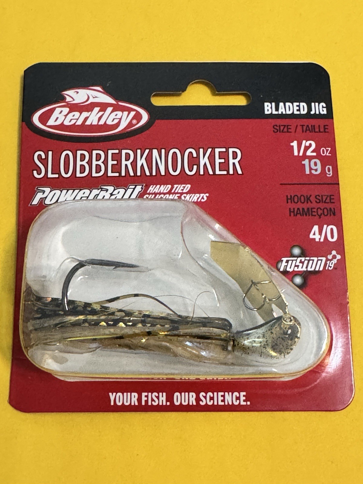 Berkley Slobberknocker Bladed Jig 1/2oz 4/0 Hook  Gold Shiner